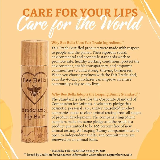 Bee Bella Lip Balm Pumpkin Spice Long-Lasting