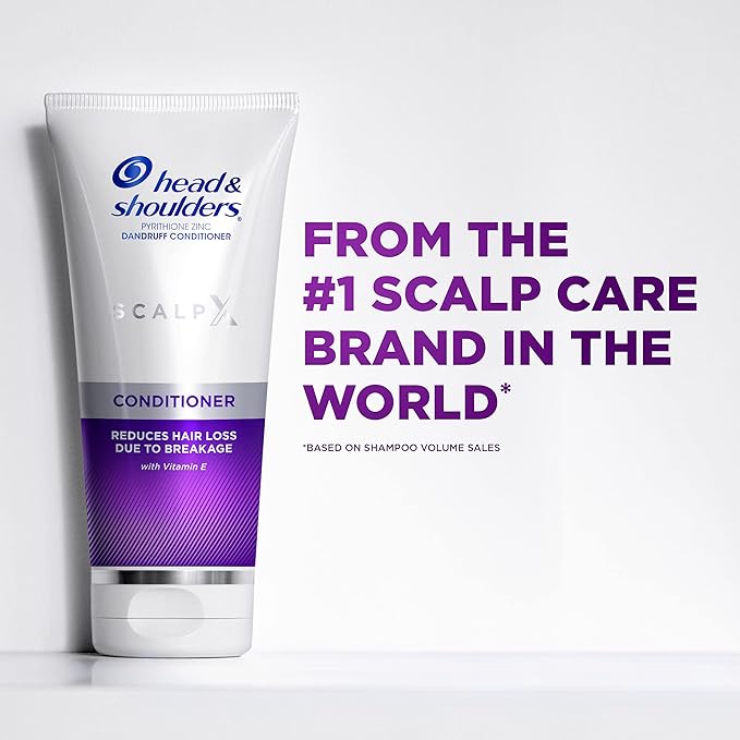 Head & Shoulders Scalp X Anti Dandruff Conditioner for Women, 5 Fl Oz Hair Treatment Reduces Hair Loss Due to Breakage and Provides Itchy Scalp Relief