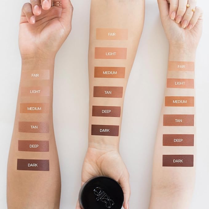 Saie Sun Melt Cream Bronzer - Buildable Balm Face Bronzer for Effortless Sculpting - Cream Contour Enriched with Vitamin C, Nourishing Skincare Ingredients & a Natural Finish - Deep Bronze (1 oz)