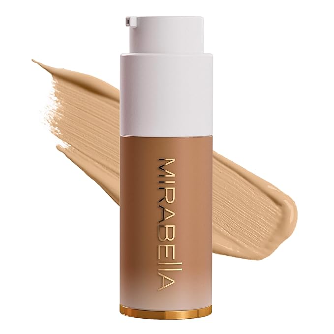 MIRABELLA - Invincible for All HD Liquid Foundation, Moisturizing Face Products for All Skin Types, Full-Coverage Lightweight Foundation Makeup, Moisturizing & Hydrating Beauty Care, Tan T170