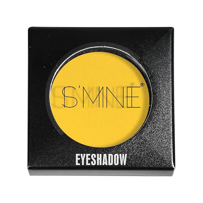 IS'MINE Single Eyeshadow Powder Palette High Pigmented Vegan Yellow Matte Eye shadow Makeup Singles (#11)