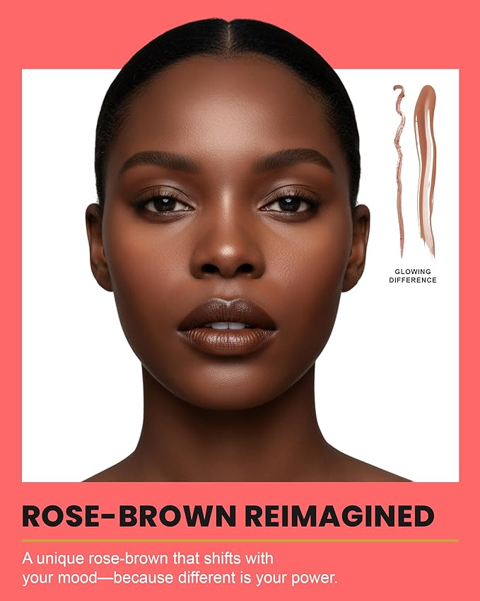 Lip Kit Duo – Glowing Different - TikTok-Viral Precision Liner & Glossy Liquid Lipstick, Clean 2-Step Set with Hydrating Long-Wear Color – Bold Inclusive Beauty for Everyday Konfidence