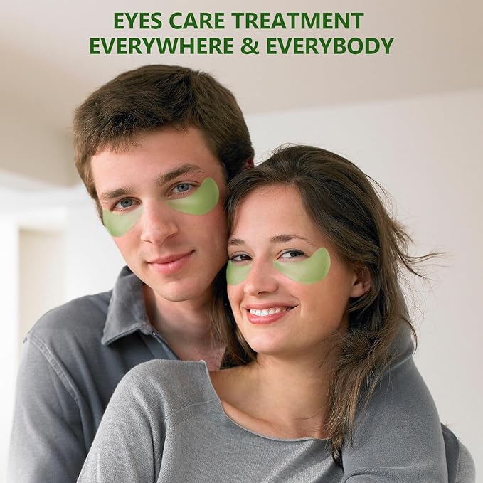 60 pcs green under eye