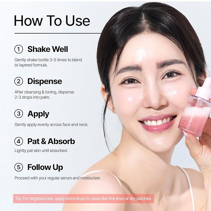 Estro Ampoule – Vegan Collagen Water & 13 Hyaluronic Acids Serum with Pomegranate and Soy Extracts for Hydration, Radiant Glow & Firm Skin 30 ml, 1.01 fl oz