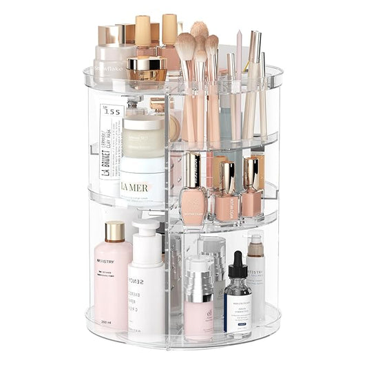 Rotating makeup organizer, diy 8
