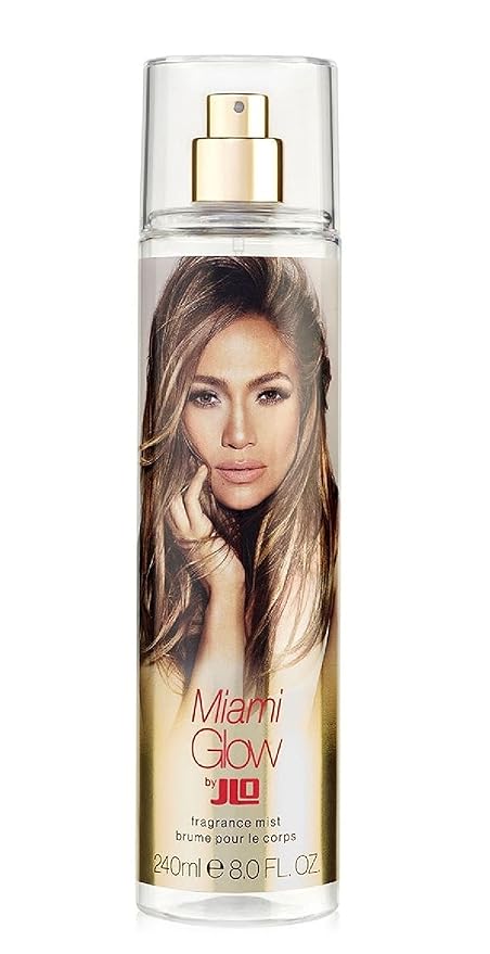Jennifer Lopez Miami Glow Body Mist, A Sizzling, Sunny Light Fragrance for Women, 8Fl Oz (240ml)
