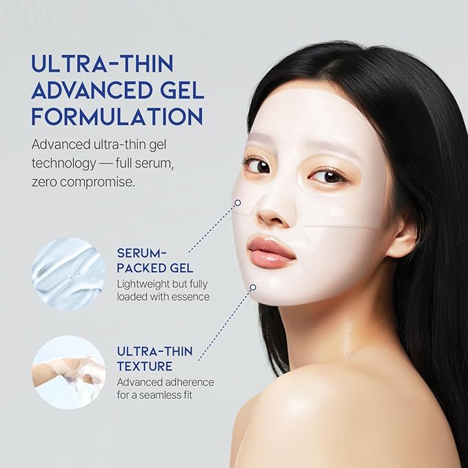 #OOTD Collagen, Hyaluronic Acid & Peptides for Elasticity, Hydration, and Firming. Lifting Hydrogel Sheet Mask - Face Mask (5pcs)