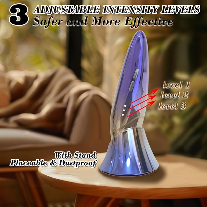 Red Light Therapy Device – Facial Tightening & Anti-Aging LED Tool for Face, Eyes & Jawline –Skin Firming & Wrinkle Smoothing – Handheld Home Beauty Device