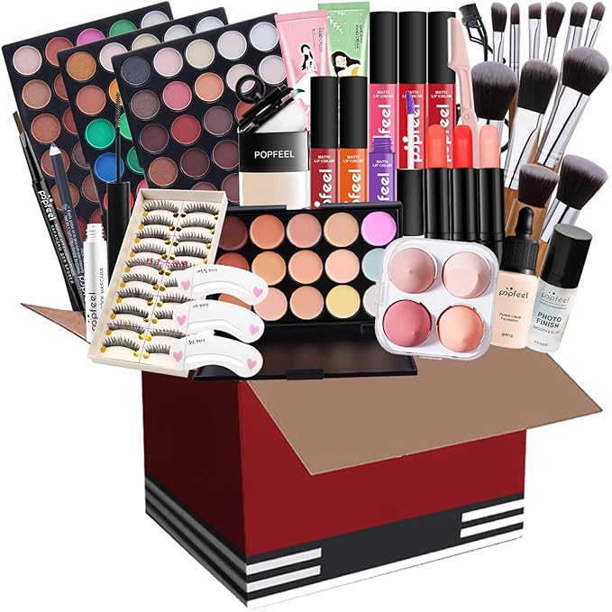 All-in-one Holiday Makeup Gift Set | Full Makeup