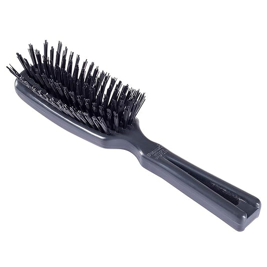 Stanley Commander for Her Hairbrush – Detangling Brush for Wet or Dry Hair – Nylon Bristles Reduce Frizz – Scalp Massager Hair Brush for Thick, Thin, Curly, Straight Hair (Black)