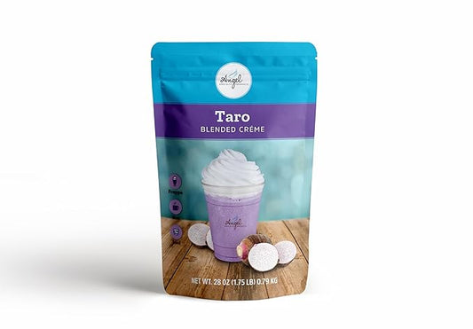 Taro Blended Crème Mix by Angel Specialty Products [1.75 lbs]