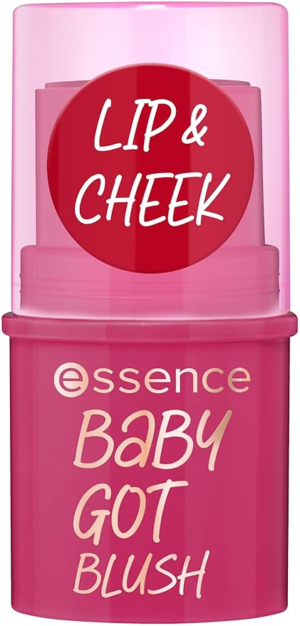 essence | Baby Got Blush Stick | Easy to Apply & Blend Pigmented Cream Blush Stick | Vegan & Cruelty Free | Free From Gluten, Parabens, Preservatives, & Microplastic Particles