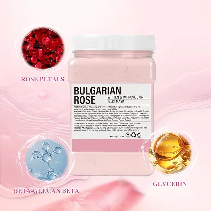 23 Fl Oz Jelly Mask Powder for Facials Professional Natural Gel Face Masks, Hydrating & Moisturizing Jelly Mask SkinCare