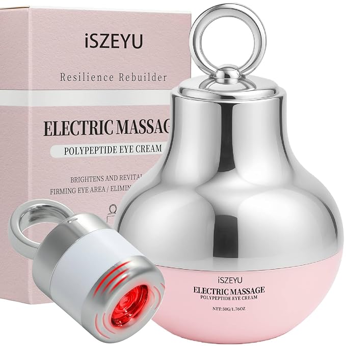 Pro Xylane Electric Massage Eye Cream with Red Light Applicator Therapy, Polypeptide Vibrating Firming or Anti Wrinkle