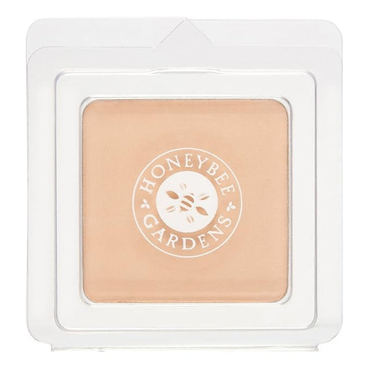 Honeybee Gardens Pressed Mineral Powder Foundation Refill, Luminous, Lightly Warm Neutral Shade, Adjustable Coverage, Natural Finish, With Botanical Extracts And Vitamin E, 7.5g