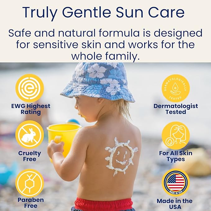 TruKid Daily SPF30 Face Sunscreen Citrus 3.4oz Baby Sunscreen, Natural Ingredients Kids Sunscreen, Reef-Friendly Travel Size Sun Screen, Beach Defense Sunscreen for Kids, Toddlers, Babies & Adults