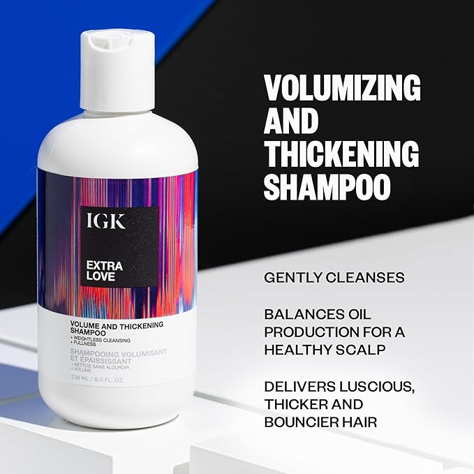 IGK Extra Love Volume and Thickening Shampoo 236 ml / 8 oz