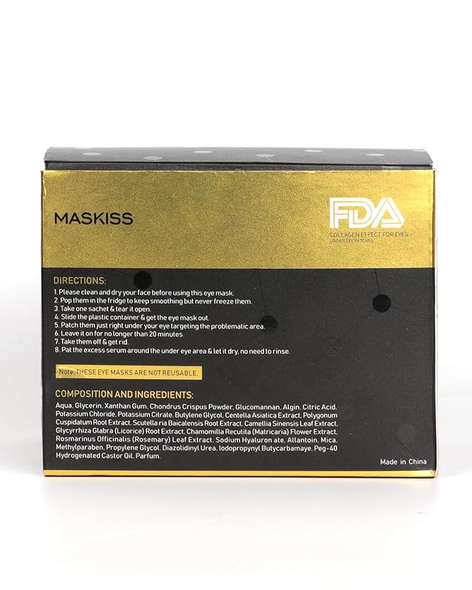 24k gold under eye patches