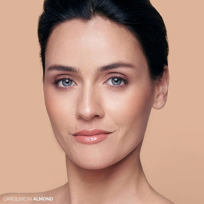 OFIR Elation Powder Blush for Cheeks | Buildable Pigment Adds Radiant Tone | Blurring Powder Softens Lines | Lightweight Texture for Lasting Glow | Almond Fruit - Rosy Taupe Shade 0.13 Oz