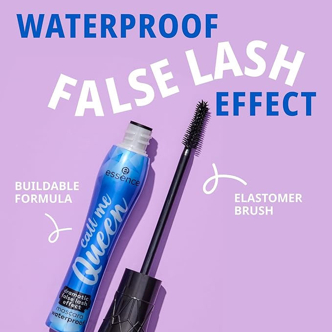 essence | Call Me Queen Dramatic False Lash Effect Waterproof Mascara (3 Pack) | Bold Volume & Length | Vegan & Cruelty Free