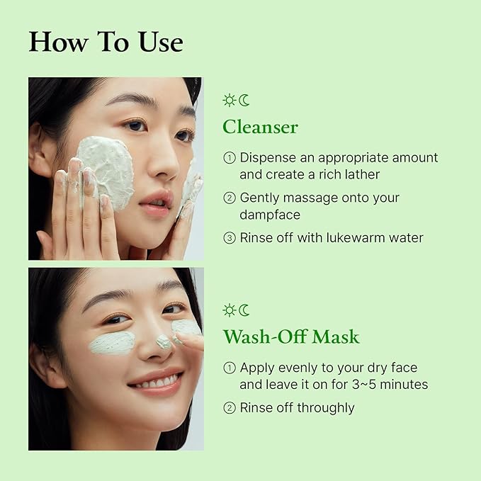 FULLY Green Tomato Pore Detox Clay Mask Cleanser, Pore Minimizing, Blackhead Care, Sebum Control, Exfoliation, Vegan, Face Wash, Sensitive Skin, Korean Skincare 4.05 fl.oz
