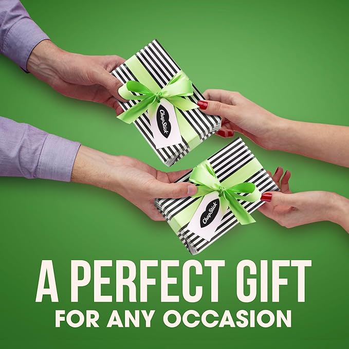 ChapStick Bulk Lip Balm, Classic Spearmint 12-Pack – Cool & Refreshing Lip Moisturizer for Dry Lips, 0.15 Oz Ea