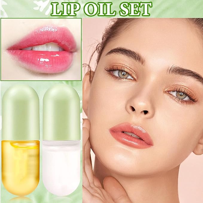 Lip Plumper Set,Lip Plumper Oil Gloss Night