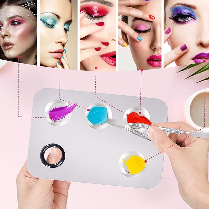 4 in 2 Set Makeup Mixing Palette, Makeup