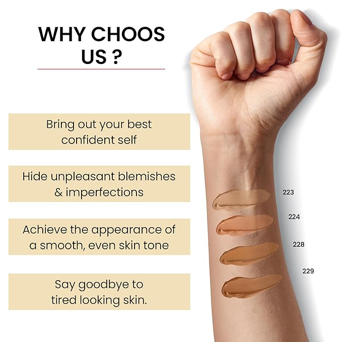 Dermacol Full Coverage Foundation | Long Lasting Waterproof Makeup Cover Cream SPF30 | Hypoallergenic & Light Weight Liquid | Tattoo, Acne, Spots, Under-eye Skin Cover-up - 30g