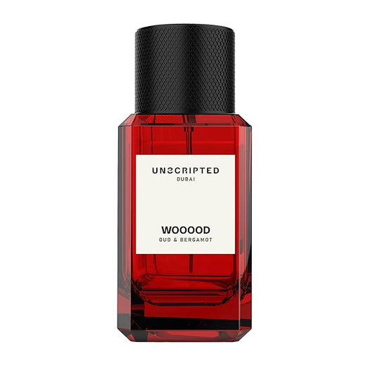 Unscripted Wooood - Perfume For Men And Women - Women Perfume with Saffron, Nutmeg, Musk, Patchouli - Bold, Long-Lasting Mens Cologne - 1.7 oz