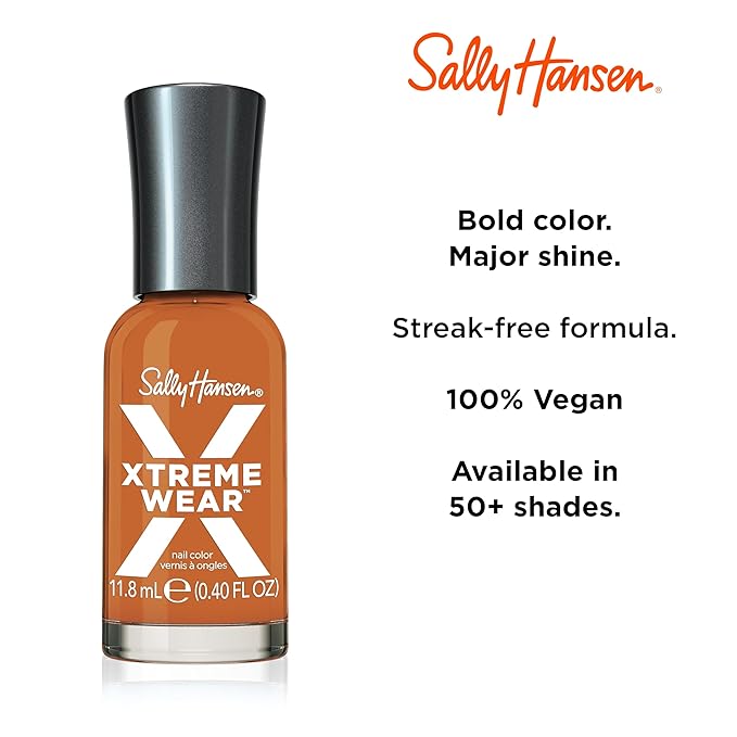 Sally Hansen Xtreme Wear, Claydreaming, Nail Polish, Doesn't Chip, Beautiful Colors, Long Lasting, Fade Resistant, Easy to Apply, 0.4oz (Pack of 3)