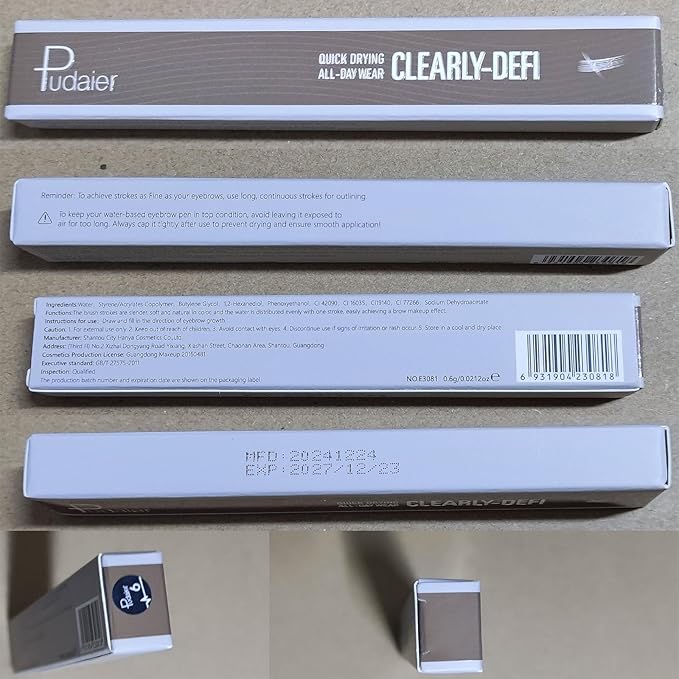 Microblading Eyebrow Pencil, Liquid Magical Multi-Tip Eyebrow Pencils for Women, Waterproof Eyebrow Pen for Natural Brow, Long Lasting Eyebrow Dye with Hair Like Strokes Brows Makeup Pen