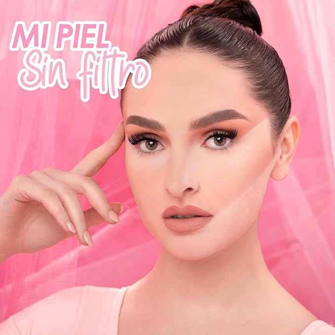 Pink Up | Corrective Loose Powder for Face | Mattifies and brightens without drying | Evens skin tone for all complexions | Baking Powder | Setting Powder | Cold | 8g | Model PKPT303