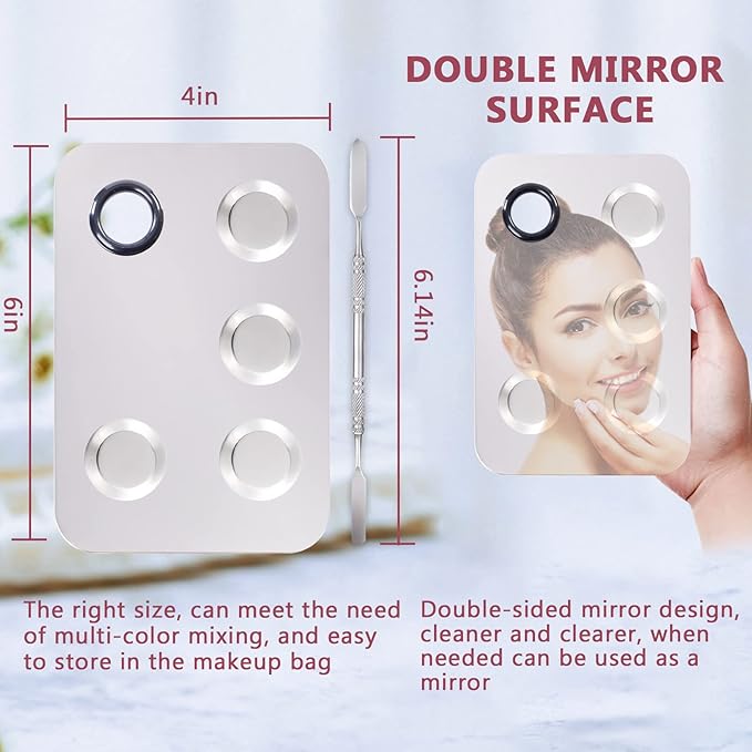 4 in 2 Set Makeup Mixing Palette, Makeup