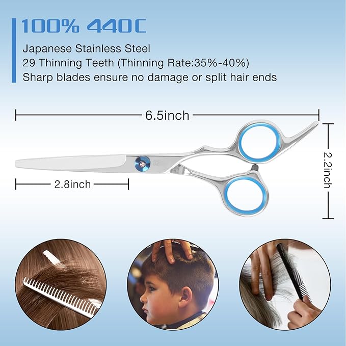 10 PCS Hair Cutting Scissors