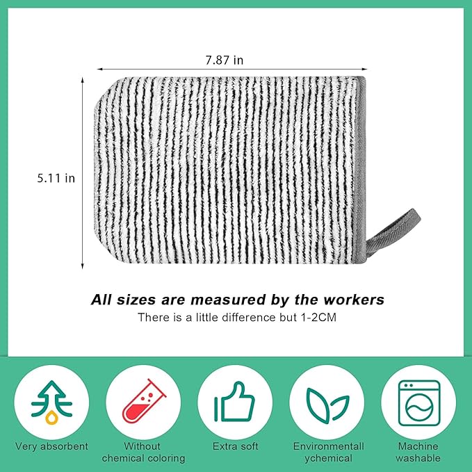 Phogary 8 facial body washcloths,