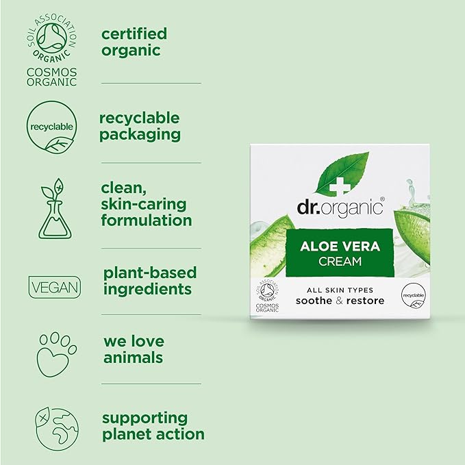 Organic Doctor Organic Aloe Vera Concentrated Cream, 1.7 fl.oz.