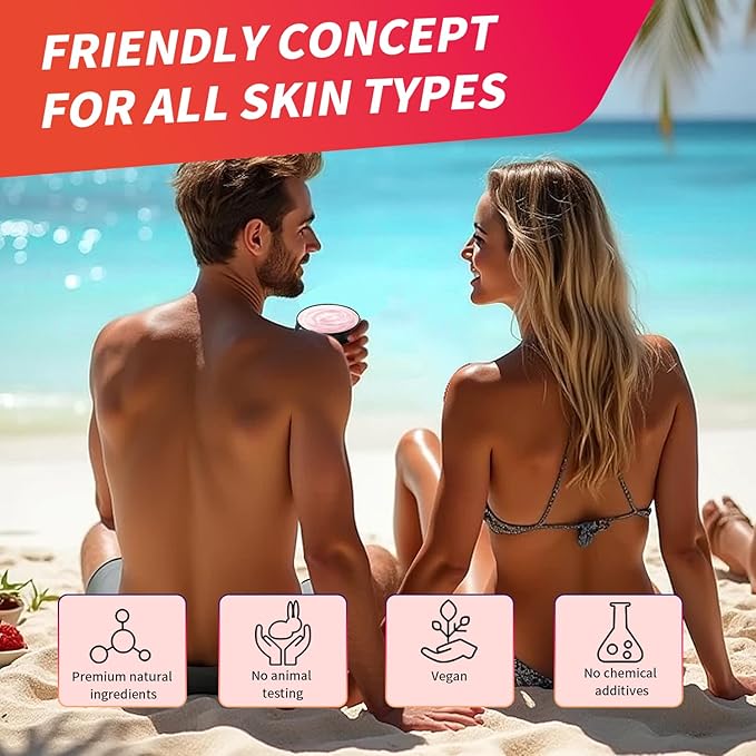 Intensive Tanning Gel, Browning Tan Accelerator Cream, Outdoor Indoor Sun Tanning Oil Lotion with Carrot, Fast Deep Bronzer & Long-Lasting Glow, 3.5 Fl Oz, Tropical Watermelon Scent