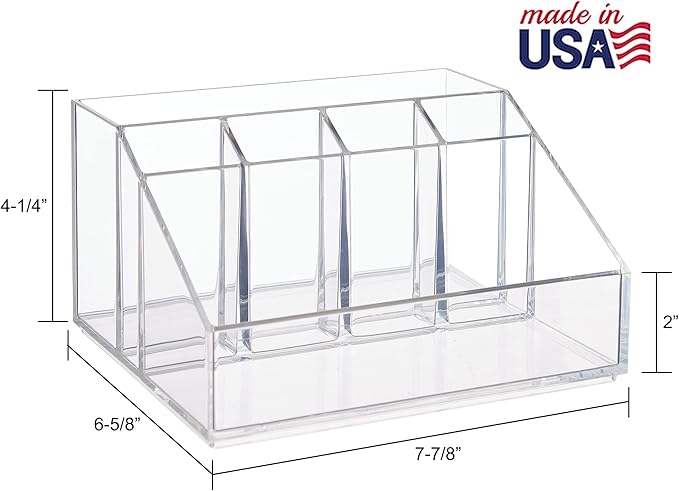 Stori chloe clear plastic stackable