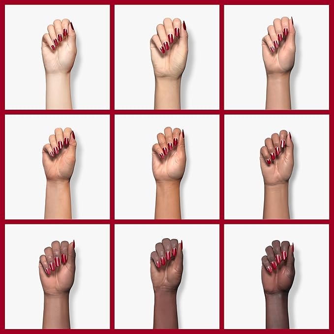 essie Salon-Quality Nail Polish, 8-Free Vegan, Tango Red, Forever Yummy, 0.46 fl oz