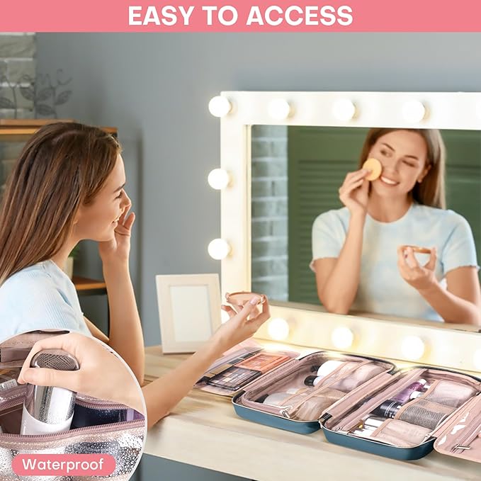 Travel toiletry bag for women,