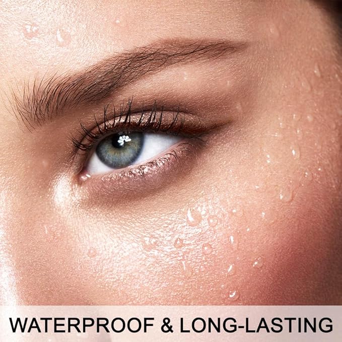 Kaely Dark Brown Waterline Pencil Eyeliner, Sharpenable Multi-Use Gel Eyeliner Pencil, Eye Liner Waterproof Smudge proof, Smooth Eye Makeup Liners, delineador de ojos contra el agua, 06