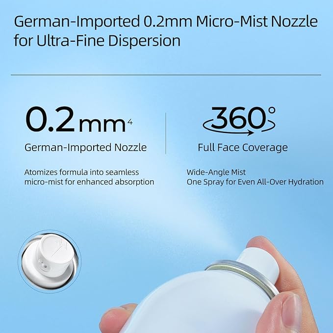 YILIAN Face Mist Natural Facial Spray with HA, Soothing and Calming Sensitive Skin, 10.14 fl. oz.