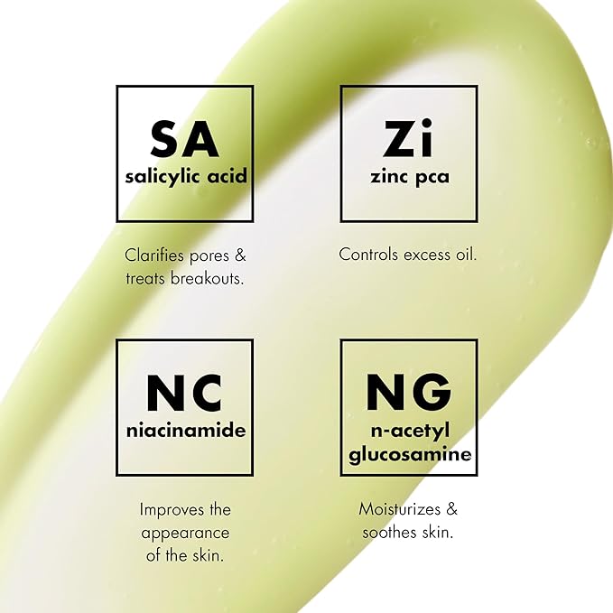 e.l.f. SKIN Blemish Breakthrough Calming Water Cream Mini, Lightweight Blemish-Fighting Face Moisturizer, Prevents New Blemishes & Calms Skin