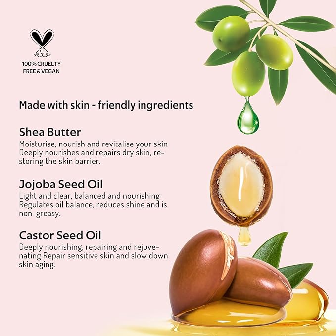 bayfree Multi Cream Blush & Blush Brush Set, Korean Makeup Blush for Cheeks, Multi-Use Face Balm, Lightweight & Hydrating, Blendable Color, Non-Greasy, Soft Bristles for Radiant Finish (Pink Camellia)