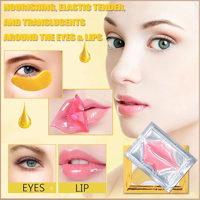 30 pairs 24k gold eye