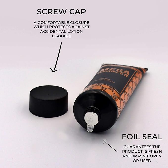 Onyx Mega Bronzer Indoor Tanning Lotion - Double Bronzing Tanning Lotion with Anti-Orange Formula - Gradual Tanning for Tanning Beds and Summer Essentials - White Bronzer for Stain-Free Effect