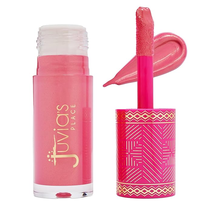 Juvia's Place Blushed Liquid BlushLighter Rosey Posey Glow - Liquid Blush for Cheeks with Luminous Glow, Long-Wearing, Buildable & Highly-Pigmented Makeup Blush, Easy to Blend Liquid Blush