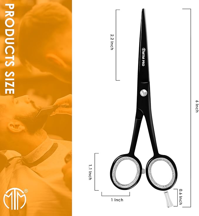 Professional Hair Cutting Scissors 6",