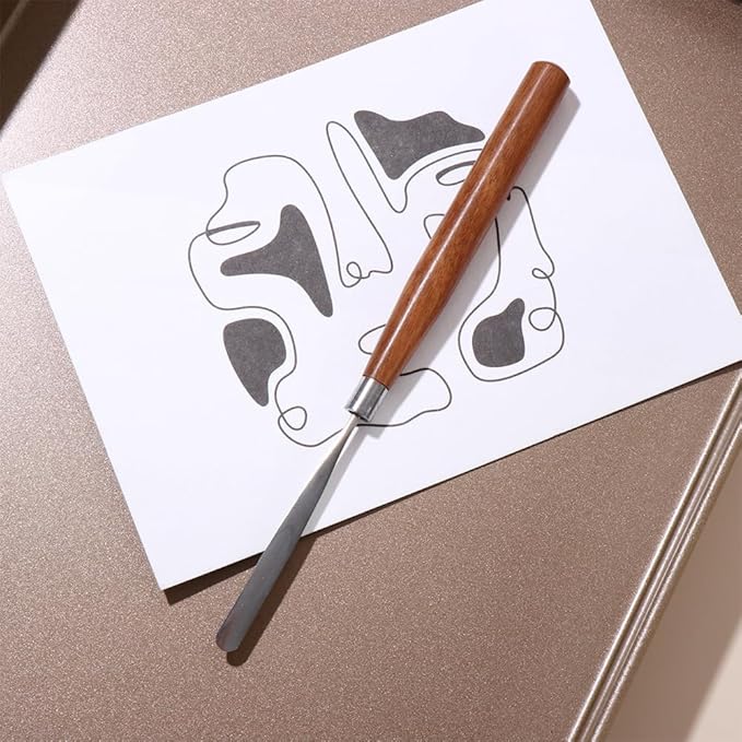 Stainless Steel Nail Art Spatula Cosmetic Makeup Palette